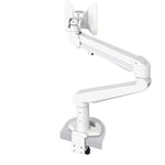 Elevate Monitor Arm 50 - 3-8 kg, gasfjädrad, vit