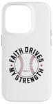 Coque pour iPhone 14 Pro Faith Drives My Strength Philippians 4:13