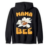 Mama Bee Beekeeper Flower Honey Love Zip Hoodie