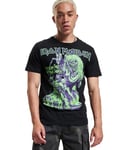 Brandit Men's Iron Maiden T Shirt Number of The Beast, Black, XL