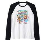 When you go through deep waters I will be with you Jesus Raglan Baseball Tee