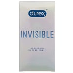 Durex Invisible Super Thin Condoms, 10 pieces