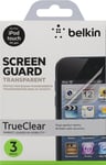 Belkin TrueClear Transparent Screen Protector for iPod touch 5th gen - 3 Pack