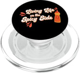 Spicy Food Hot Chili Sauce Red Pepper Jalapeno Foodie PopSockets PopGrip for MagSafe