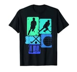 Field Hockey Youth Men Kids Boys T-Shirt