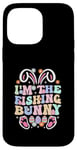 Coque pour iPhone 14 Pro Max Thème de Pâques I'm the Fishing Bunny