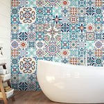 Ambiance Sticker Mural Carrelage Adhésif Cuisine et Salle de Bain Carrelages | Autocollant Carrelages Mosaïque | 60 Tiles Sticker de 10x10 cm