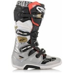 Alpinestars Crosstövlar Tech 7 Svart/Silver/Guld