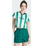 Adidas Adidas Tiro Colorblock Crop T-shirt Jalkapallovaatteet COLLEGIATE GREEN / WHITE