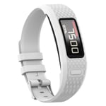 KOMI Watch Band compatible with Garmin Vivofit 1 / Vivofit 2, Silicone Replacement Strap Fitness Sport Wristband Bracelet Large/Small (Small, White)