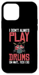 Coque pour iPhone 12 mini Drums Instrument Funny Playing Musical Leçon