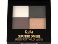 Delia Delia Cosmetics Color Master Ögonskuggor Quattro Ombre Nr. 404 Golden 1Op.