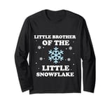 Little Brother of the Little Snowflake Christmas Baby Shower Long Sleeve T-Shirt