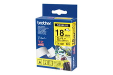 Brother TZe-FX641 - fleksibel tape - 1 kassette(r) - Rulle (1,8 cm x 8 m)