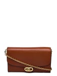 Lauren Ralph Lauren Leather Medium Adair Crossbody Brun