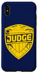 Coque pour iPhone XS Max Badge Judge Dredd Gold Judge 2000 AD