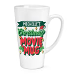 Personalised Christmas Movie Mug 17oz Large Latte Mug Cup Film Mum Dad Sister