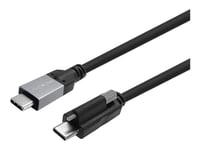 Vivolink - Usb-Kabel - 24 Pin Usb-C (Hann) Skrubar Til 24 Pin Usb-C (Hann) - Usb 3.2 Gen 2 / Displayport 1.4 - 5 - 20 V - 5 A - 5 M - Up To 20 Gbps Data Transfer Rate - Svart