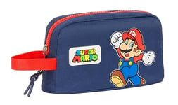 Super Mario World - Porte-Petit-déjeuner Thermique, qualité et résistance maximale, pour déjeuner, Loisirs, 21,5 x 6,5 x 12 cm, Couleur Bleu Marine, Bleu Marine, Estándar, Décontracté