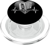 Heartbeat Accordion Accordionist Musician Instrument PopSockets PopGrip for MagSafe