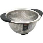 OXO Colander Stainless Steel Kitchen Strainer Dishwasher Safe Good Grips 2.8L