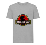 T-Shirt Homme Col Rond Game Of Geek Jurassic Pac Jurassic Parc Pac Man Humour