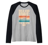 Bold and Brave the Scorpio Way Scorpio Raglan Baseball Tee