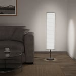 vidaXL Golvlampa med stativ 121 cm vit E27 51037