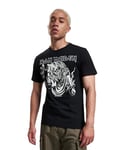 Brandit Men's Iron Maiden T Shirt Eddy Glow, Black, XL