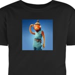 T-shirt för Vuxen | Klassisk Vuxen-T-shirt Fortnite - Fishsti svart M