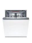 Bosch Series 4 Smv4Hvx00G Fullsize, 14-Place Settings Integrated Dishwasher - 6 Programmes, Vario Flex Baskets, Vario Drawer, 5 Options, Info Light, 46Db, 9L - Stainless Steel