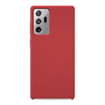 Coque silicone unie Soft Touch Rouge compatible Samsung Galaxy Note 20 Ultra - Neuf