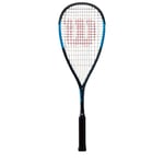 Wilson WRT910430 Raquette de Squash, Ultra Light, Unisexe, Équilibré, Argent/Bleu