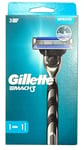 Gillette Mach 3 Safety Razor with 1 Cartridge