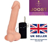 Vibrator Loving Joy 7 inch Dildo Gybrator- Firm Real-Feel Vibe Suction Cup Balls