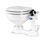 Jabsco 29090-5000 Twist n' Lock, Manual Marine Toilet, Compact Bowl