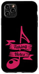 Coque pour iPhone 11 Pro Max Prendre des notes musicales amusantes jeu de mots pour musicien musique drôle