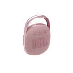 JBL Clip 4 Trådløs bluetooth høyttaler (rosa) 10 timer bærbar JBL-lyd, med karbinkrok og IP67 Vann / støvtett