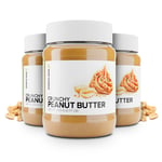 3 x Body Science Crunchy Peanut Butter - 350g - Jordnötssmör