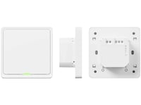 Tesla Smart Switch, Trådlös, Wi-Fi, Vit, 1 Kanaler, 1500 W, 2400 Mhz