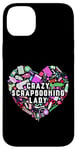 iPhone 14 Plus Scrapbooking Heart Crazy Scrapbooking Lady Case