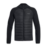 Men's Jacket Under Armour UA Storm Session Hybrid Lightweight Full Zip in Black