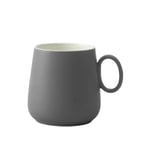 XLZYQ Coffee Cup Ceramic Coffee Cup Handle Breakfast Milk Mug European Tea Set Pot Belly High Temperature Water Cup For Leisure Bar Milk Tea-Grey