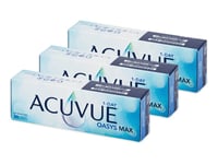 Acuvue Oasys Max 1-Day (90 linser)Styrka: +0.75, Baskurva: 9.00, Diameter: 14.30