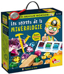 Lisciani - I'M A GENIUS Science - Les Secrets de La Minéralogie - Pour Enfants dès 7 Ans - Kit Expériences pour Créer Sa Propre Collection de Minéraux - Jeu Educatif et Scientifique