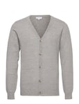 Davida Cashmere Man V Cardigan Grå