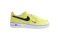 Nike Childrens Unisex Force LV8 3 Yellow Kids Trainers Leather - Size UK 13.5 Kids