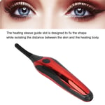 Heated Eyelash Curlers Wide Spaced Combs 3 Level Temperature Curved Brush HOT