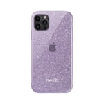 Coque slim pailletée étincelante pour Apple iPhone 12/12 Pro, Violet - Neuf