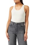 Dr Denim Women's Demi Singlet, White Sand, S